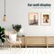 12x16 Picture Frame Natural, Solid Wood Frames with Acrylic Plexiglass for Pictures 11x14/9x12 with Mat or 12x16 without Mat,Wall Display Photo Frame Set of 4